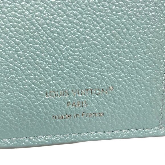 Auth LOUIS VUITTON Portefeuille Clare M12188 Azul Frost. Monogram Empreinte - Picture 5 of 11